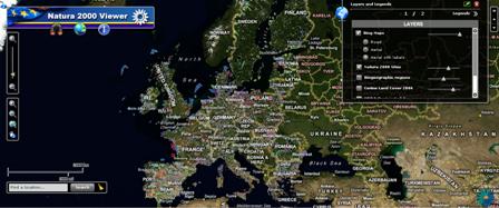 lien carte agence européenne de l'environnement